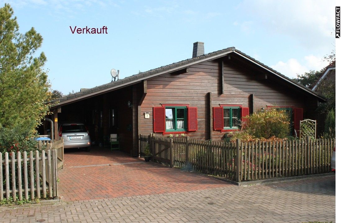 Neuenhaus-Veldhausen: Ebenerdig Wohnen in einem gemütlichen, Niedrigenergie Holzhaus! 