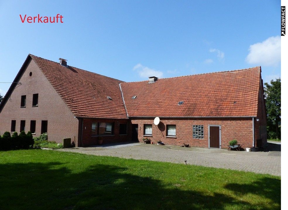 Handrup: Geräumiger Resthof in Alleinlage! Ideal für Tierhaltung! 