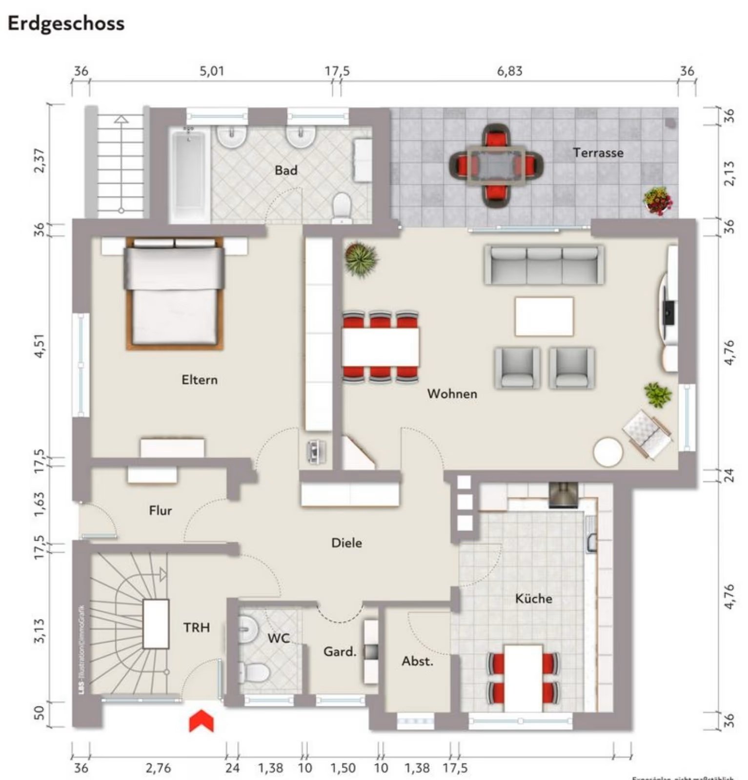 Erdgeschoss Erdgeschoss